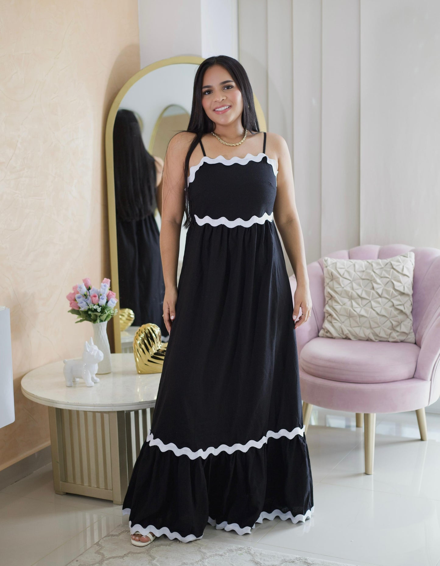 VESTIDO LARGO REF 8304