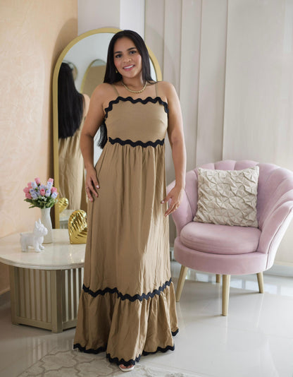 VESTIDO LARGO REF 8304